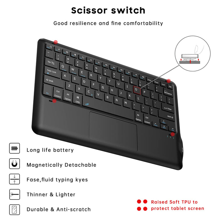 DOMEUN Keyboard Case for Samsung Galaxy Tab S7 FE 12.4 