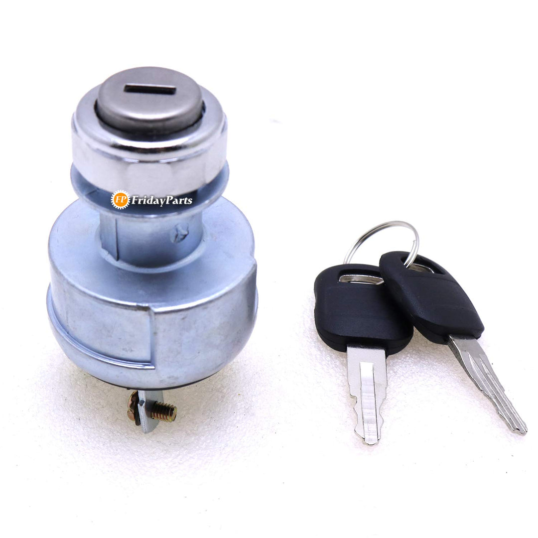 FridayParts Ignition Switch 4 Wire with 2 Keys 9G-7641 9G7641 for Caterpillar CAT Excavator 229 306 320 330 322 375