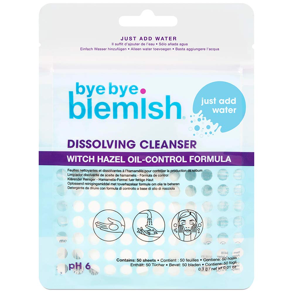 Water Activated Dissolving Cleanser Sheets