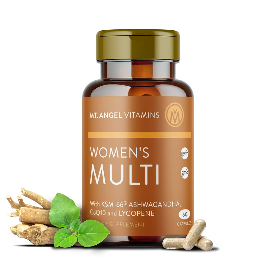 - Daily Womens Multivitamin - Adult Formula with Iron, Calcium, KSM-66 Ashwaganda, and a Potent Proprietary Herbal Blend of The Best Womens Vitamins - 60 Count Capsules