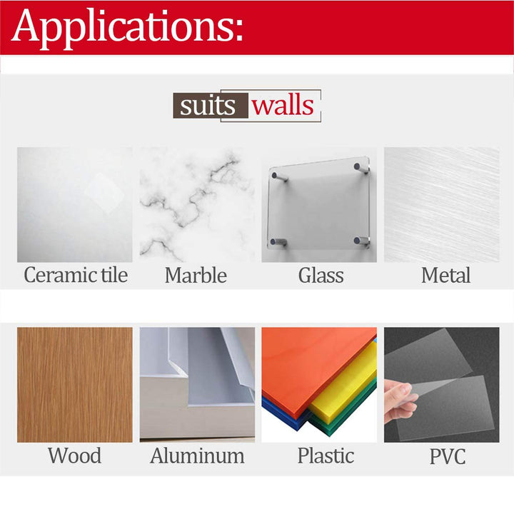 Double Sided Heavy Duty Mounting Tape, Made of 3M Foam Tape, Waterproof and High Temperature Resistant Tape for Indoor Outdoor, Car, Home, Kictch and Office(Black, 1/4in*15.6ft)