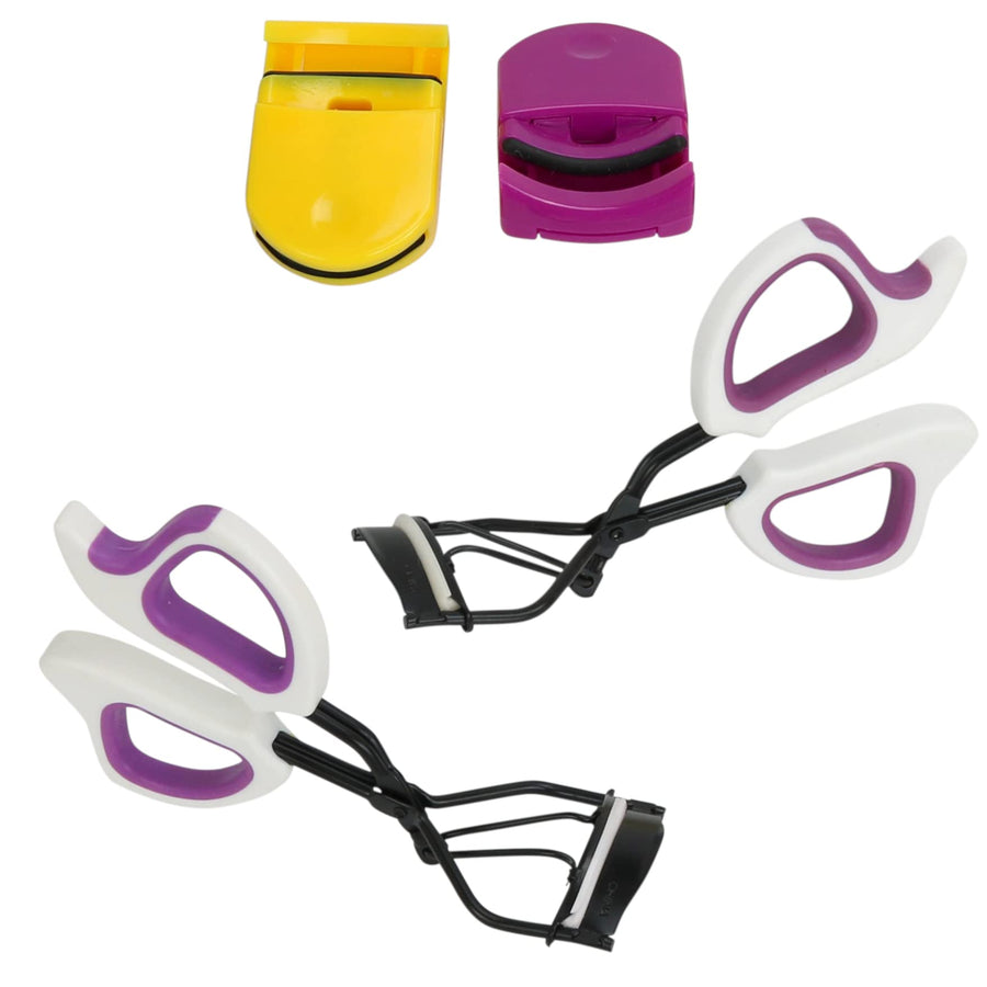 Iconikal Eyelash Curler Set with Travel Siz, 4-Pack