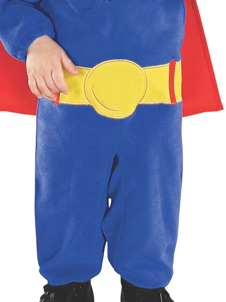 Rubie&#39;s Costume Co Baby Boy&#39;s Superman Romper with Removable Cape (885301TODD, 1-2 Years)