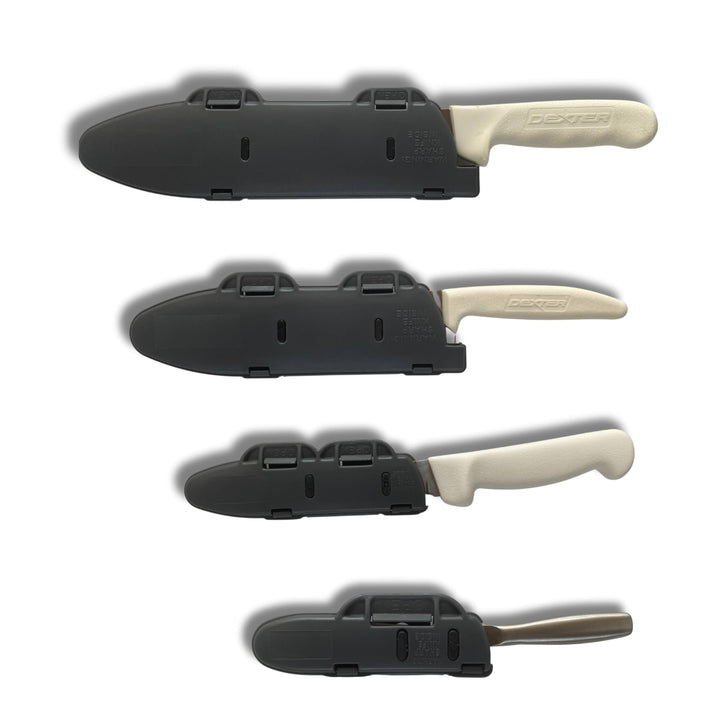 Blade Guard Knife Blade Protection Cover, Secure Fit Sheath for Storage or Transport – Chef’s Kitchens, Travel &amp; Outdoor Use, Dishwasher Safe BPA-Free (Grey, 8)