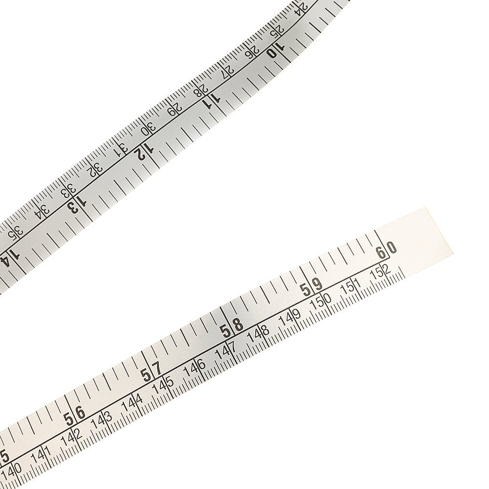 Workbench Ruler Adhesive Backed Tape Measure 60inch 152cm (Left to Right - Inch/cm)