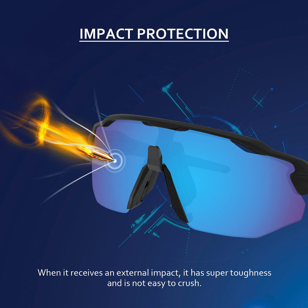 Black Lenses Replacement for Oakley Half Jacket 2.0 OO9144 Sunglass