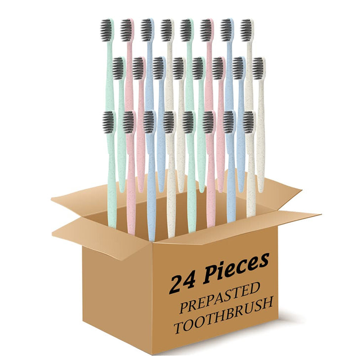 DR.PERFECT Prepasted Wheat Charcoal Toothbrush Individu