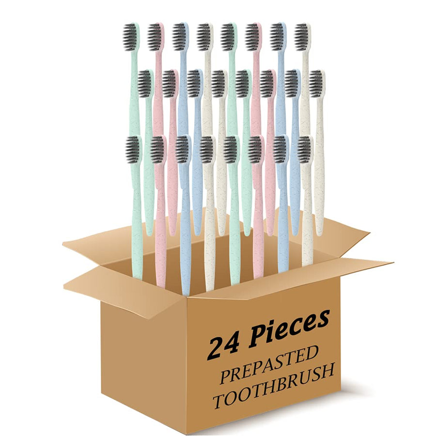 DR.PERFECT Prepasted Wheat Charcoal Toothbrush Individu