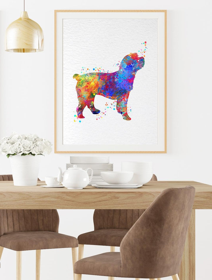 Dignovel Studios 8X10 Unframed Cockapoo Dog Portrait Pe