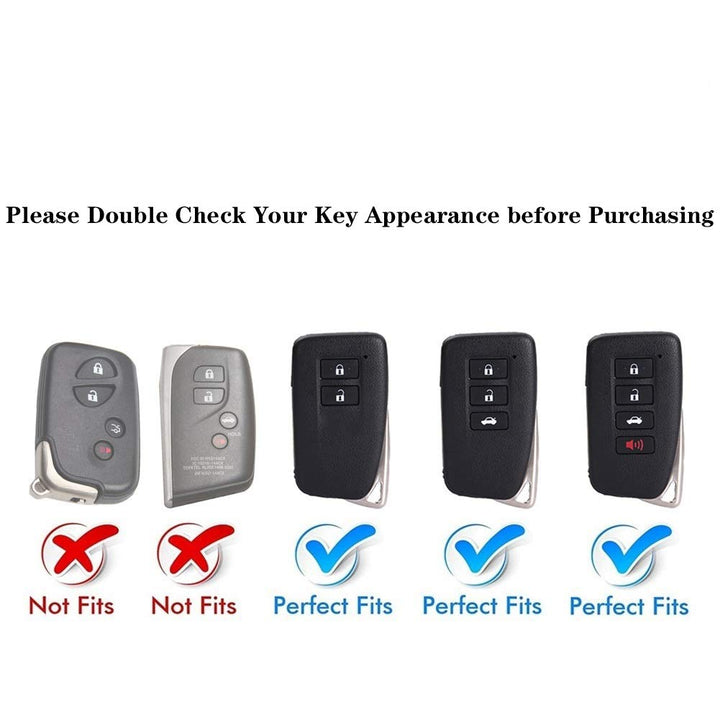 Soft TPU Case Cover Protector Case for Lexus Key Fob, Car Remote Key Fob Case for for Lexus RX CT GS NX ES RC RCF GSF Fob Remote Key+Keychain (Silver)
