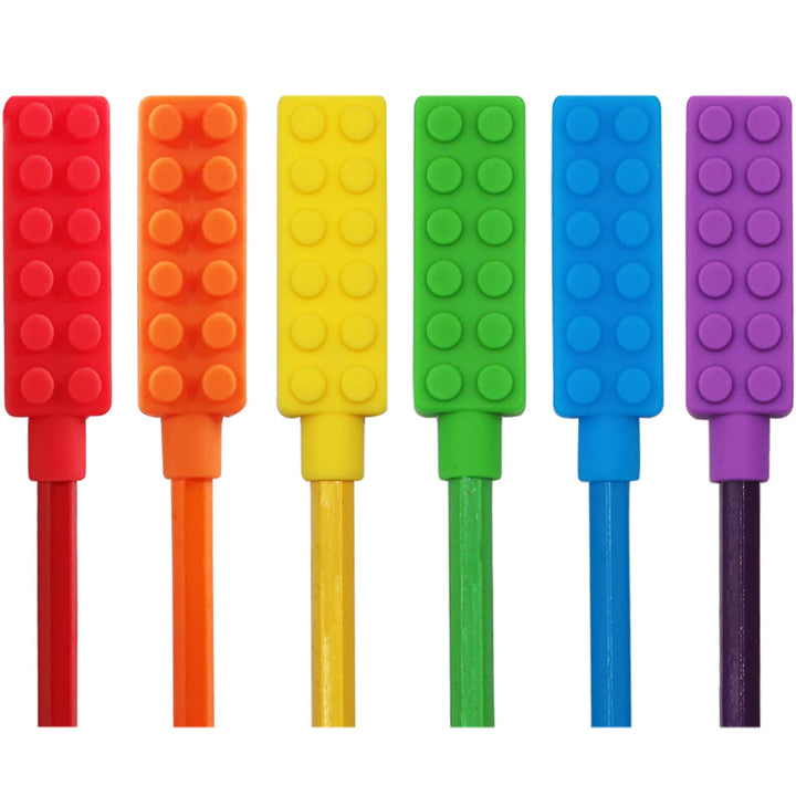 Chewable Pencil Toppers for Sensory Kids Boys and Girls