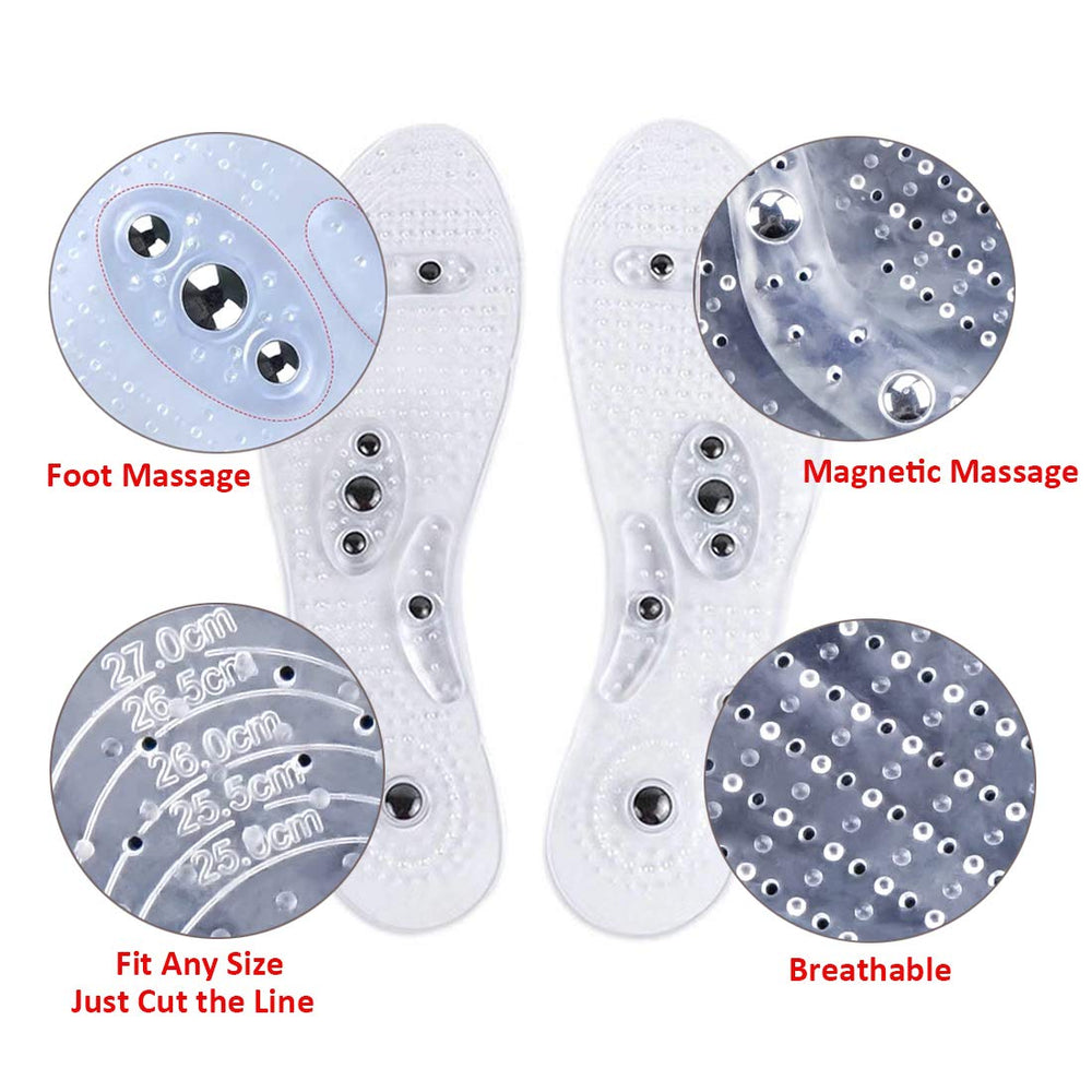 Simoda Massaging Insoles,Acupressure Magnetic Massage F