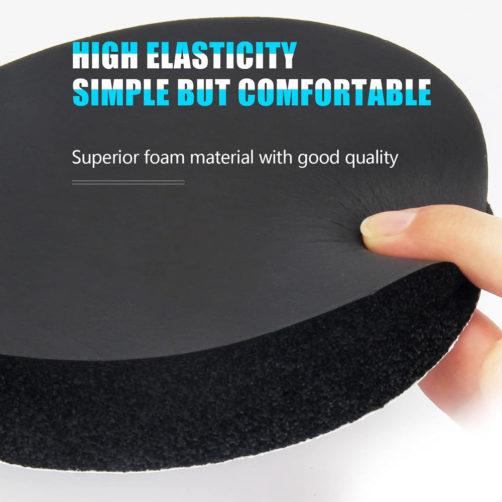 6.5 Foam Speaker Enhancer, Self Adhesive Car Speaker Fast Rings, 4Pcs Universal High Rebound Sponge Bass Blocker Kit for Car Door Speaker Foam Rings
