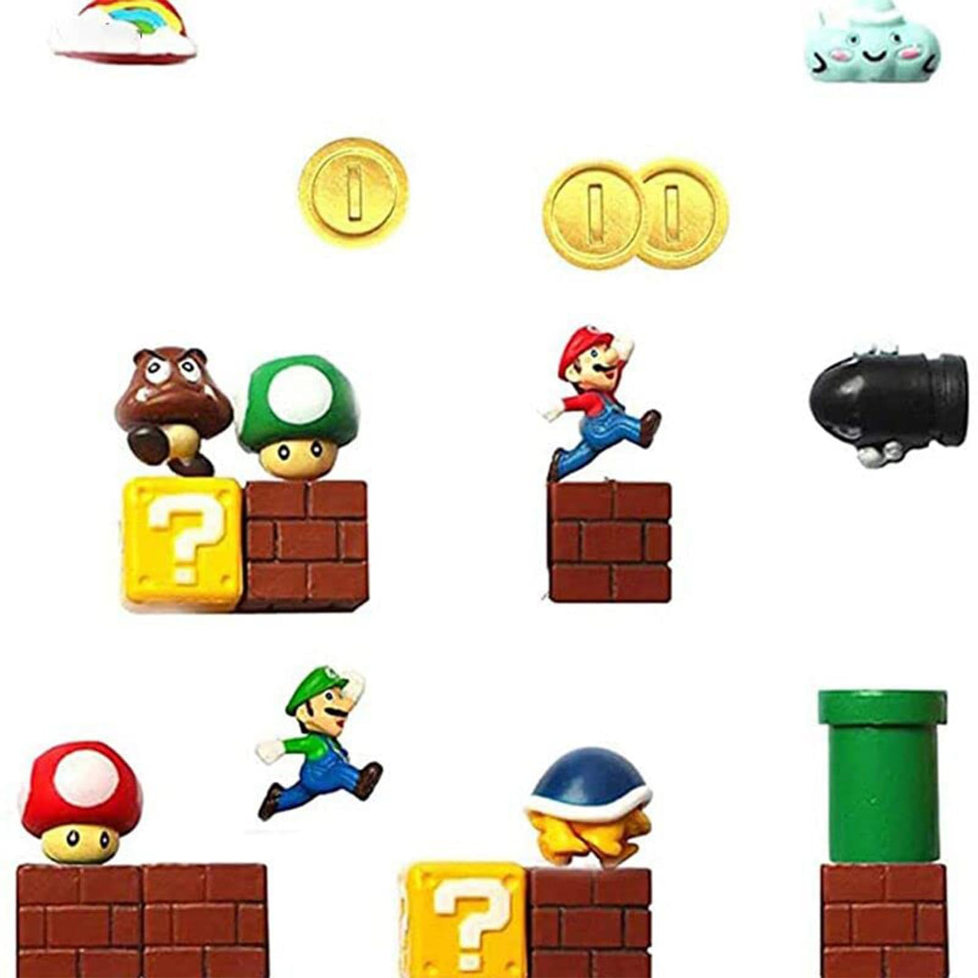 20 PCS Fridge Magnets Plumber - 3D Refrigerator Magnets Set,Plumber Rocket Office Mushroom Magnets,Calendar Magnet,Whiteboard Magnets,Christmas Magnets,Perfect for Ornaments Decoration