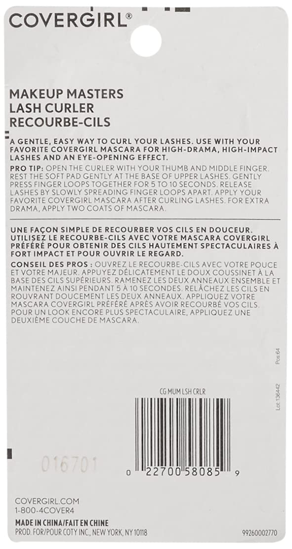 Makeup Masters Eyelash Curler 1 Count