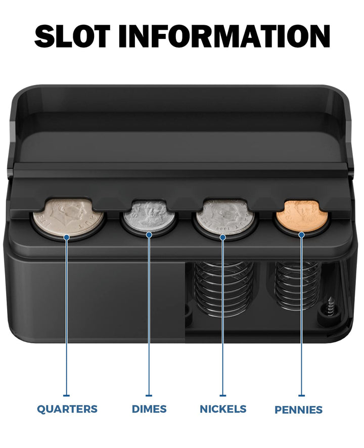 JOYTUTUS Coin Holder for Car Change Organizer Universal