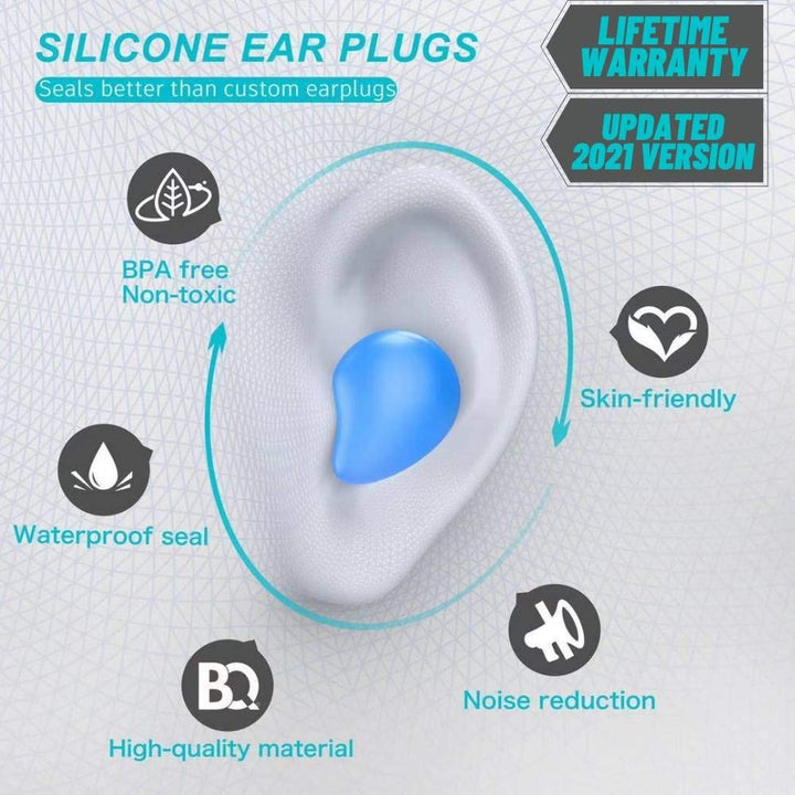 [Latest 2020] Ear Plugs for Sleeping Swimming, 8 Pair R