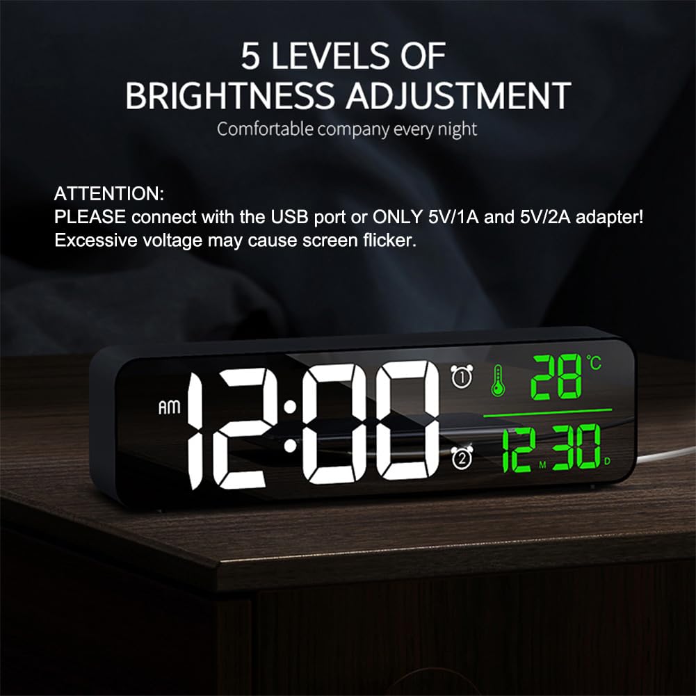 Digital Clock, Digital Clock Large Display, Digital Ala