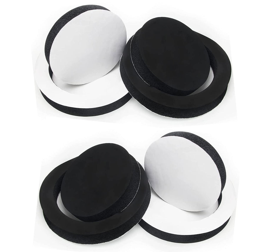 6.5 Foam Speaker Enhancer, Self Adhesive Car Speaker Fast Rings, 4Pcs Universal High Rebound Sponge Bass Blocker Kit for Car Door Speaker Foam Rings