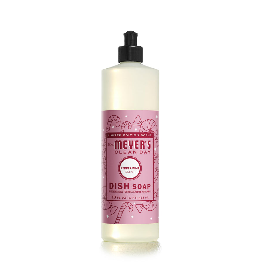 MRS MEYERS Liquid Dish Soap, Peppermint, 16 Ounce