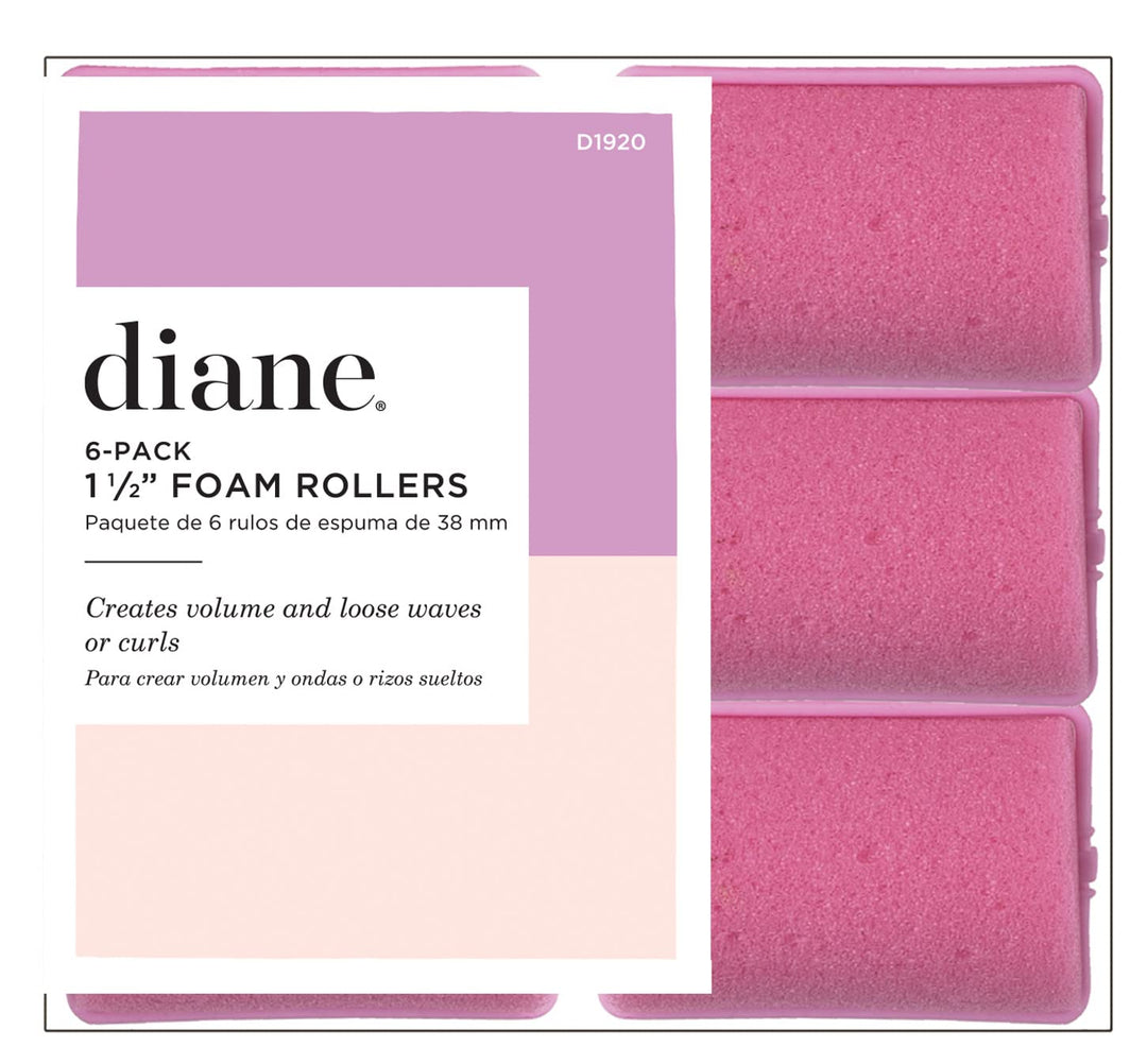 Foam Rollers, Pink, 1.5, 6/bag
