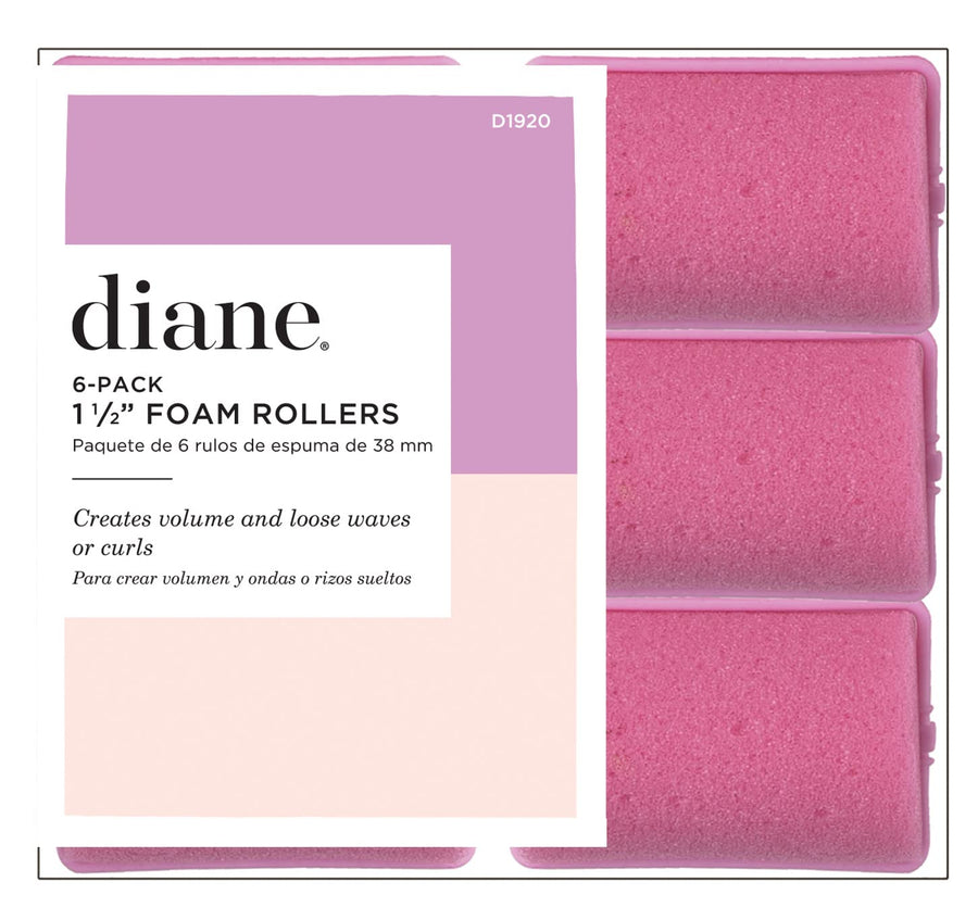 Foam Rollers, Pink, 1.5, 6/bag