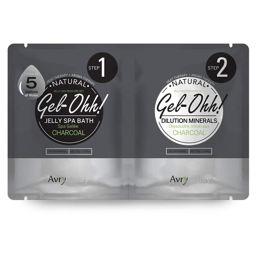 Avry Beauty Gel-Ohh Jelly Spa Pedi Bath - Charcoal