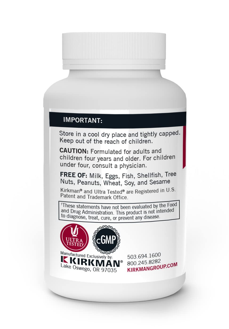 Kirkman - Alpha Lipoic Acid 25 mg - 90 Capsules - Poten