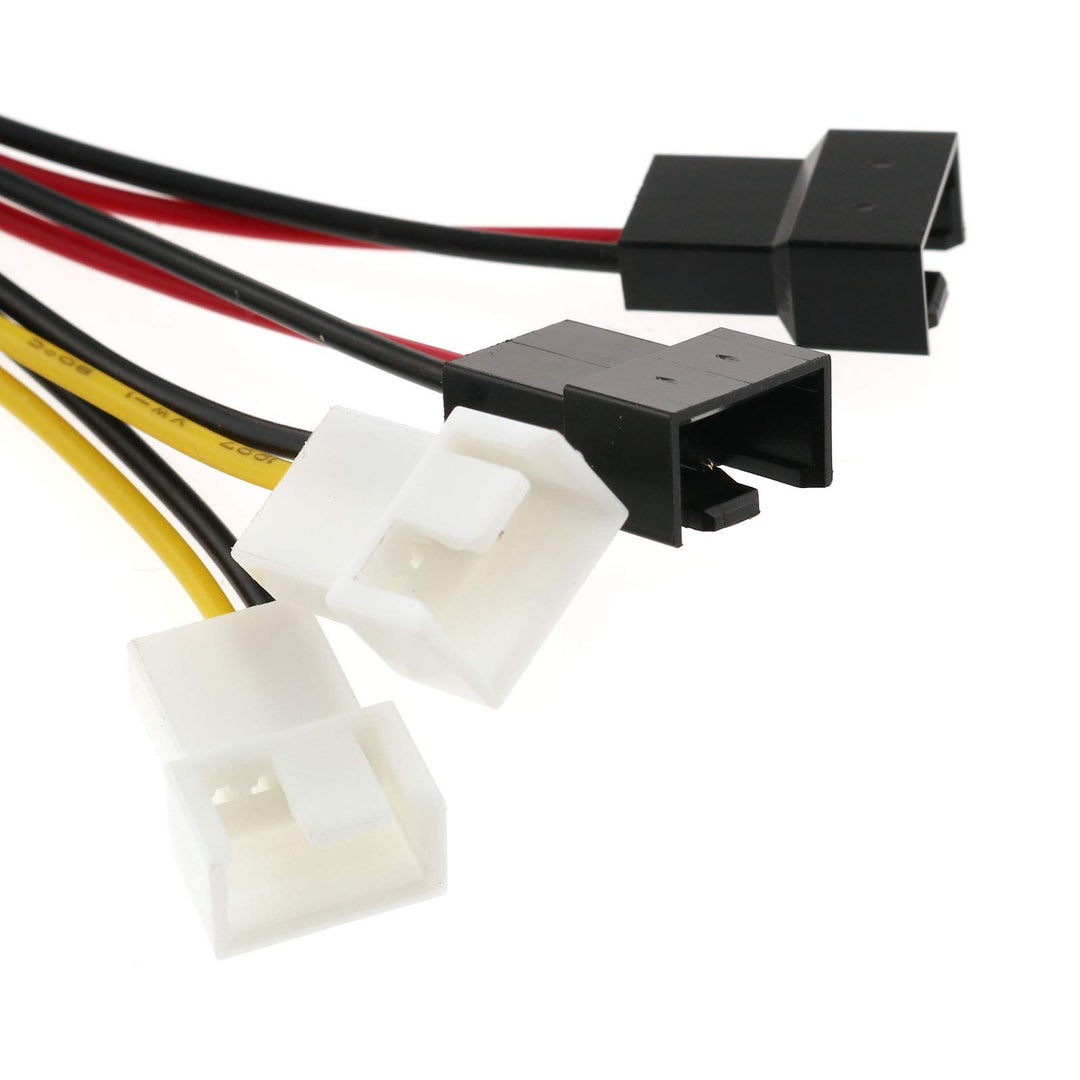 ITROLLE 4-Pin Molex to 3-Pin / 4 Pin Fan Power Cable Ad