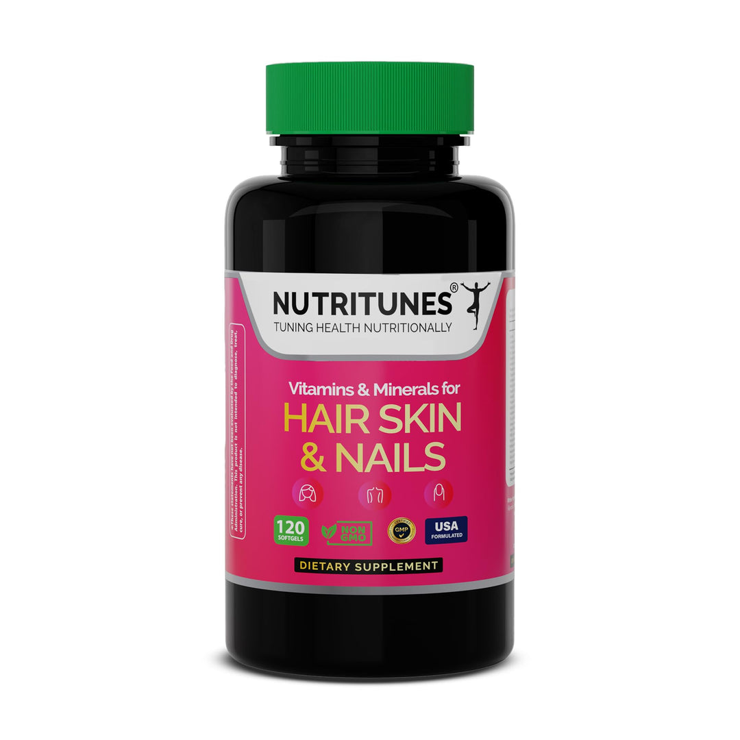 Nutritunes Hair, Skin, &amp; Nails Multivitamins &a
