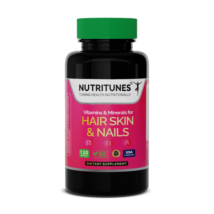 Nutritunes Hair, Skin, &amp; Nails Multivitamins &a