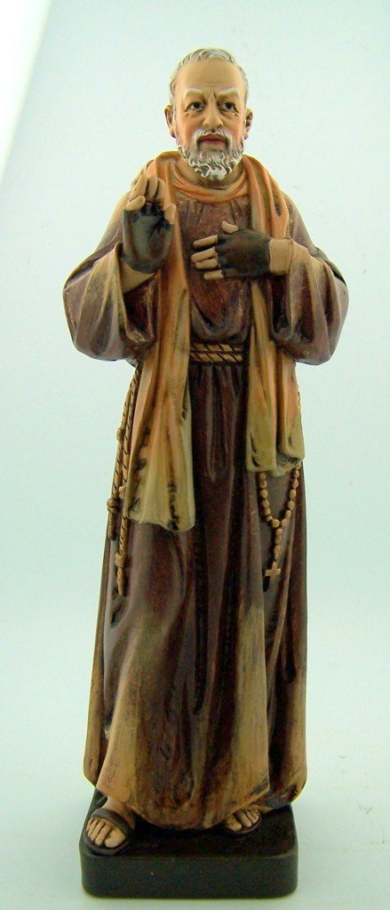 Toscana Collection Figurine Catholic Saints Statue Gift Boxed, 8-Inch, Saint Pio