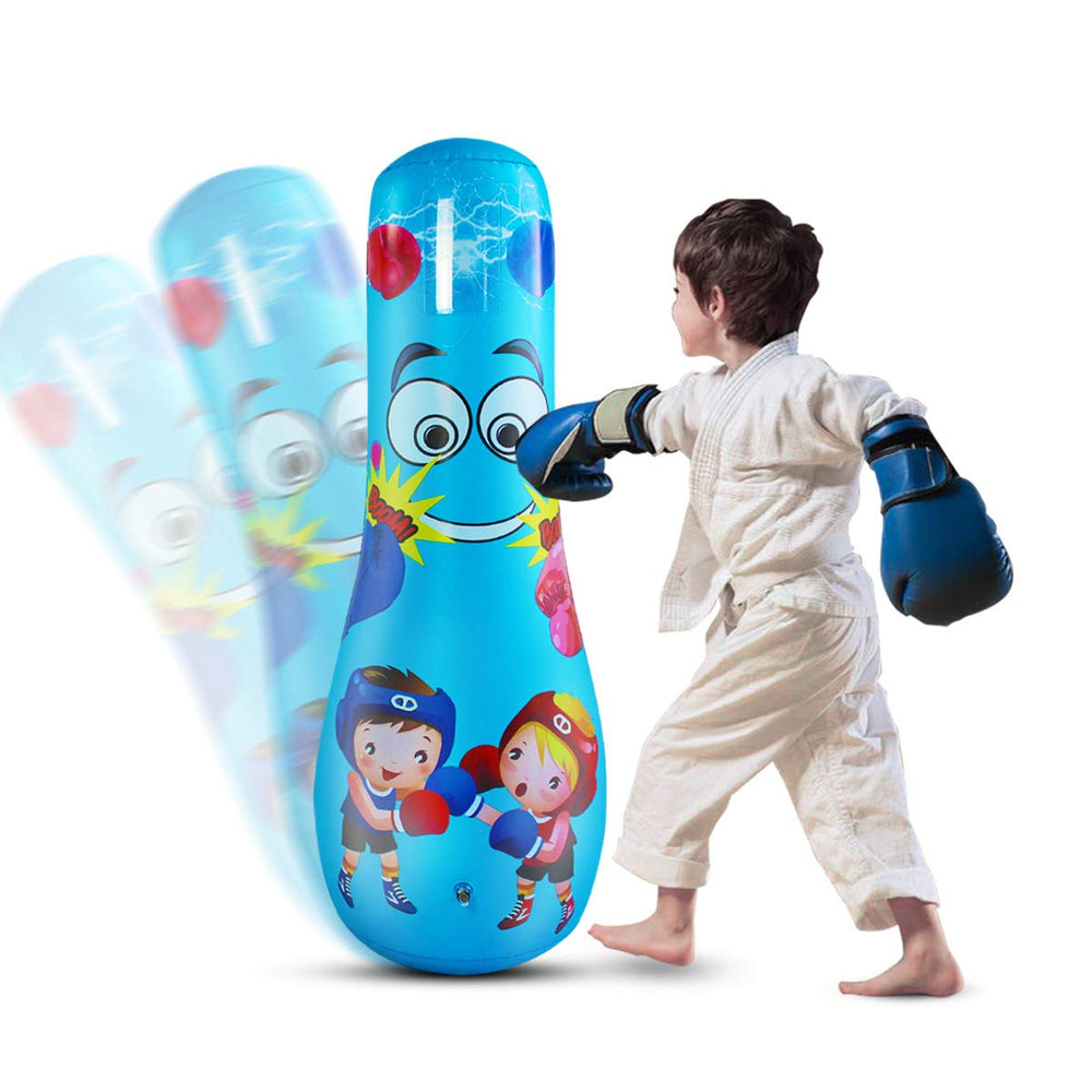 Punching Bag for Kids 49 Inches Boxing Dummy Inflatable