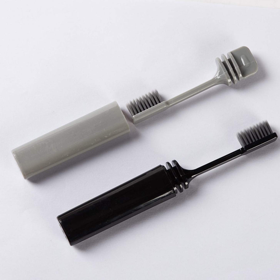 Bamboo Charcoal Folding Toothbrush for Travel Camping H