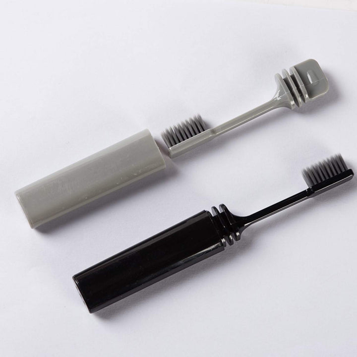 Bamboo Charcoal Folding Toothbrush for Travel Camping H