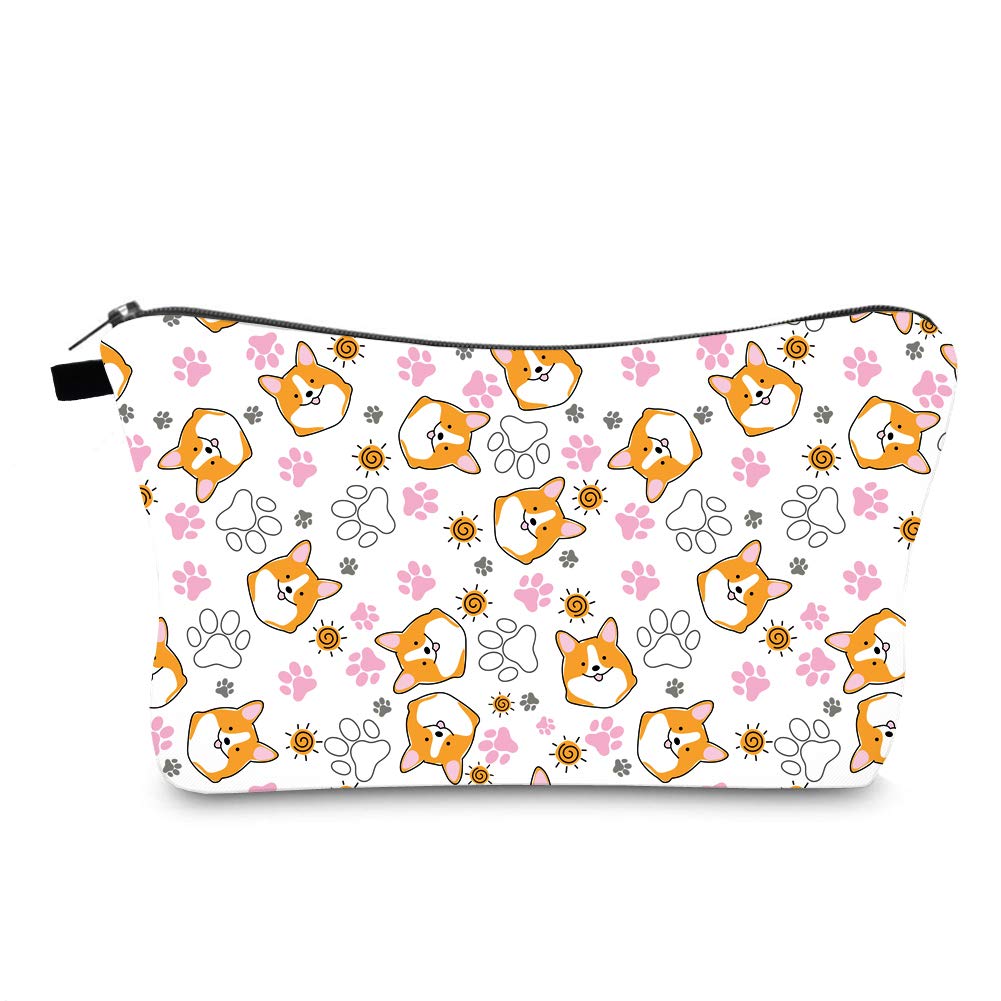 Jom Tokoy Makeup Bag for Women Purple Donut Travel Toiletry Bag Small Cosmetic Bag (Doughnut)