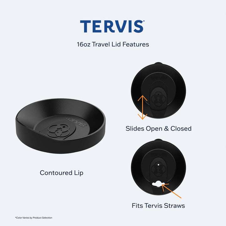 1199002 Vintage Mermaid Collage Tumbler with Wrap and Navy Lid 16oz, Clear