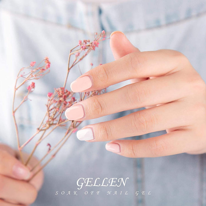 6 Pastel Colors: Gel Nail Polish Set 6 Pastel Colors, Long Lasting Manicure Kit