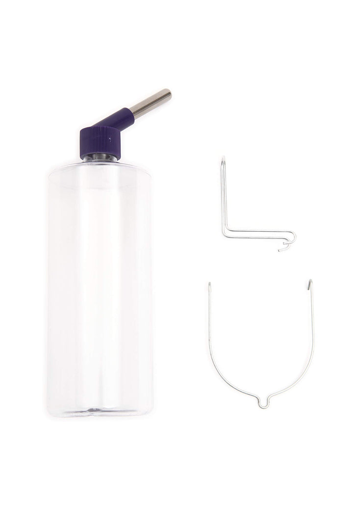 Standard Cage Water Bottles for Rabbits, Ferrets, Guinea Pigs, Hamsters, Rats, Mice and Other Small Animal&#39;s (32 Ounce, Clear)
