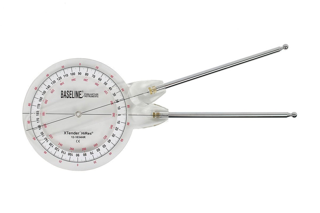 12-1036 Extendable Goniometer, 360 Degree Range, Extendable Arms 10, 36