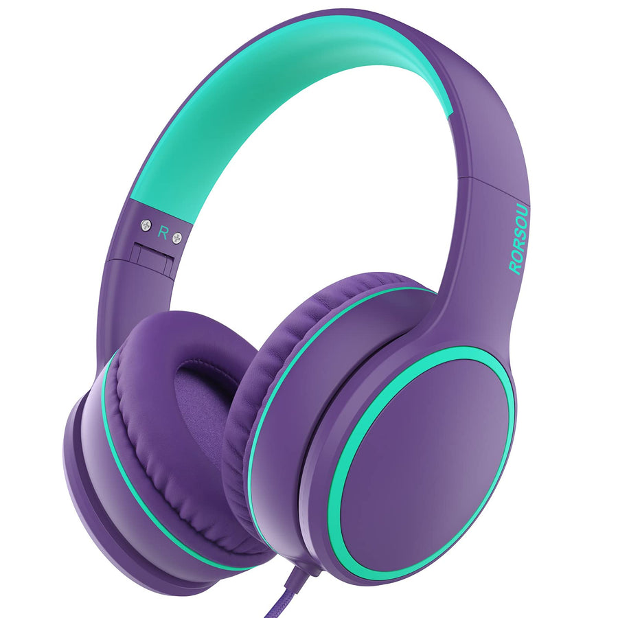 RORSOU R10 On-Ear Headphones with Microphone, Lightweig