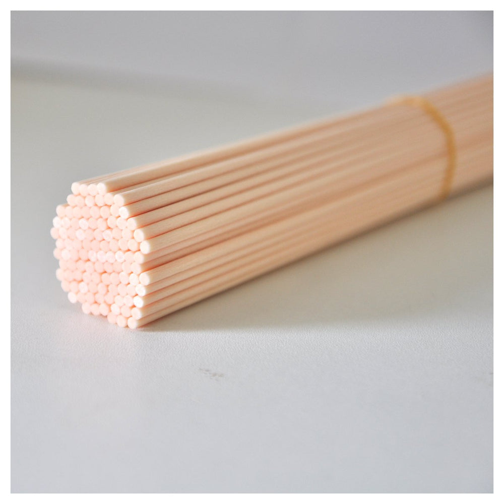 100 Pieces Fiber Reed Diffuser Replacement Refill Sticks (12 x 3mm, Beige)