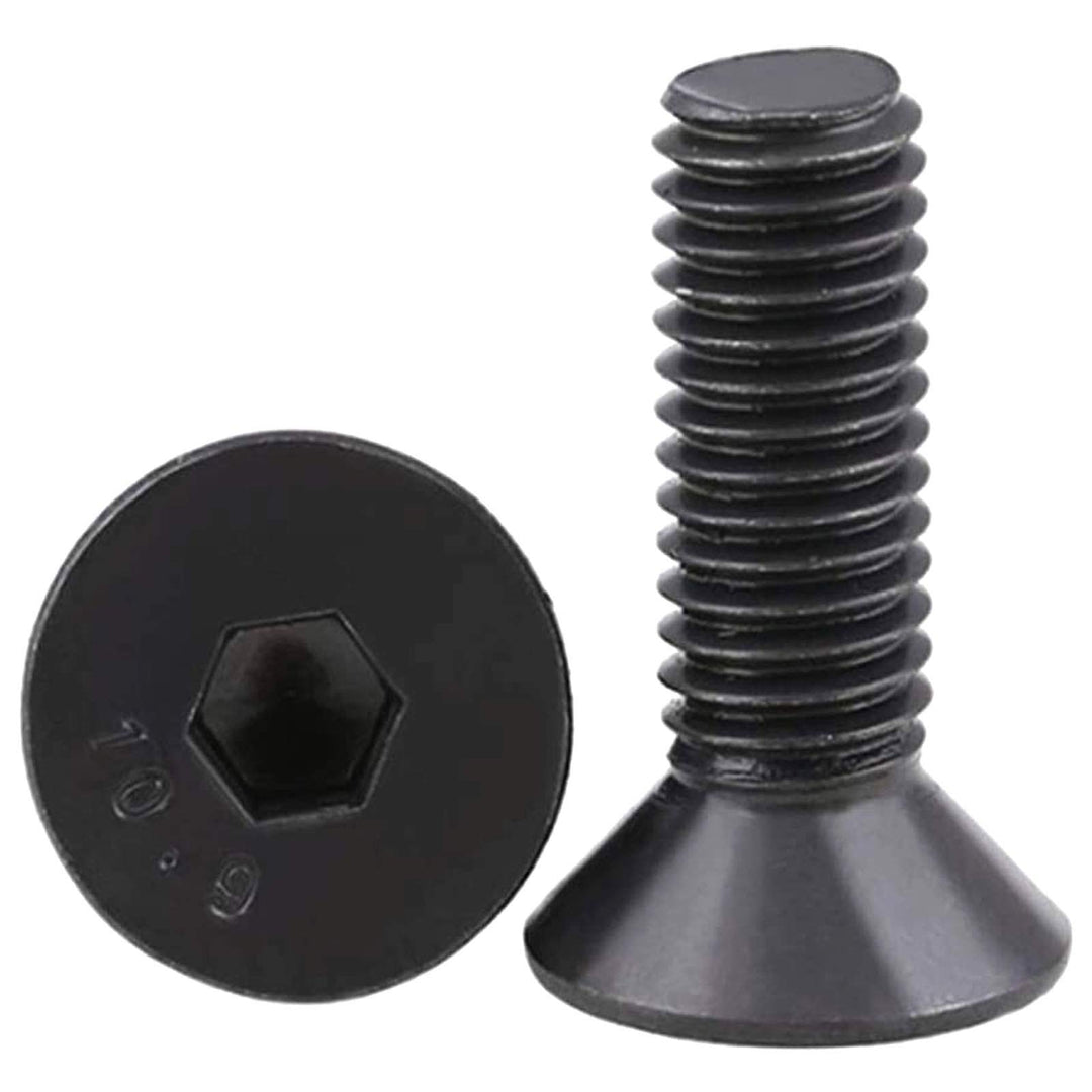 30 Pcs M4-0.7 x 35mm Flat Head Socket Cap Screws, Alloy Steel Grade 10.9, DIN 7991, Allen Socket Drive,Hex Drive,Black Oxide Finish (M4-0.7 x 35mm)