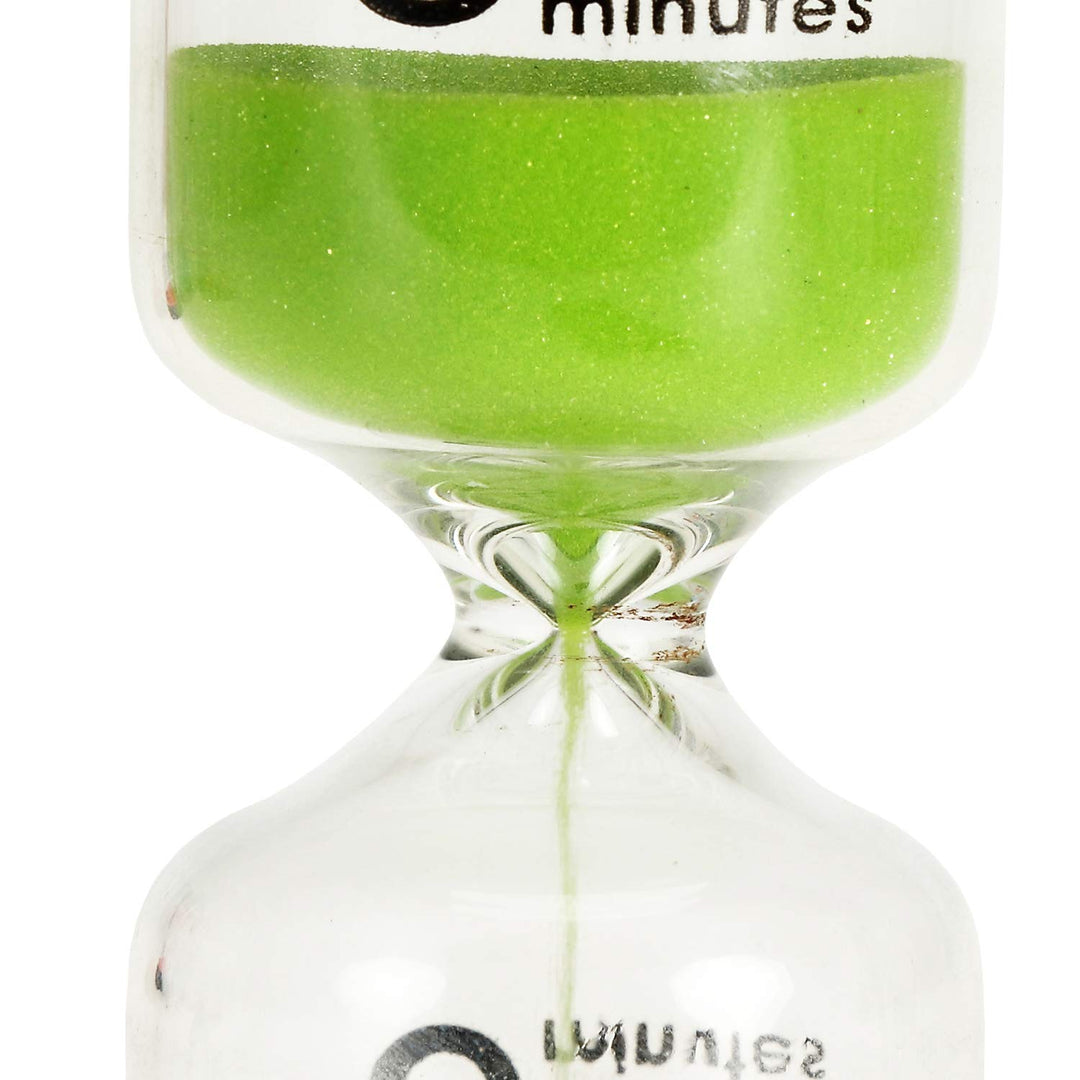 6 Pack Sand Timer, Colorful Hourglass Timer 1 min/3 mins/5 mins/10 mins/15 mins/30 mins Sandglass Timer for Kids Games Classroom Kitchen Home