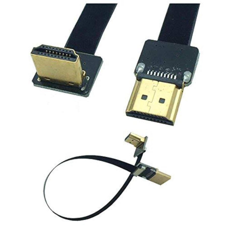 Kework FPV HDMI Cable, 20cm FPV HDMI Slim Flat Cable, 9