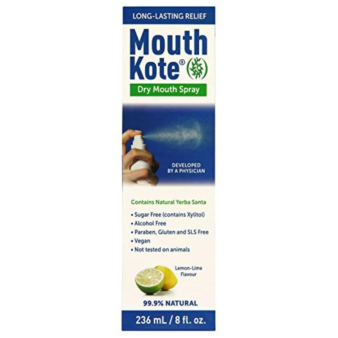 Mouth Kote Dry Mouth Spray, Oral Moisturizer with Yerba