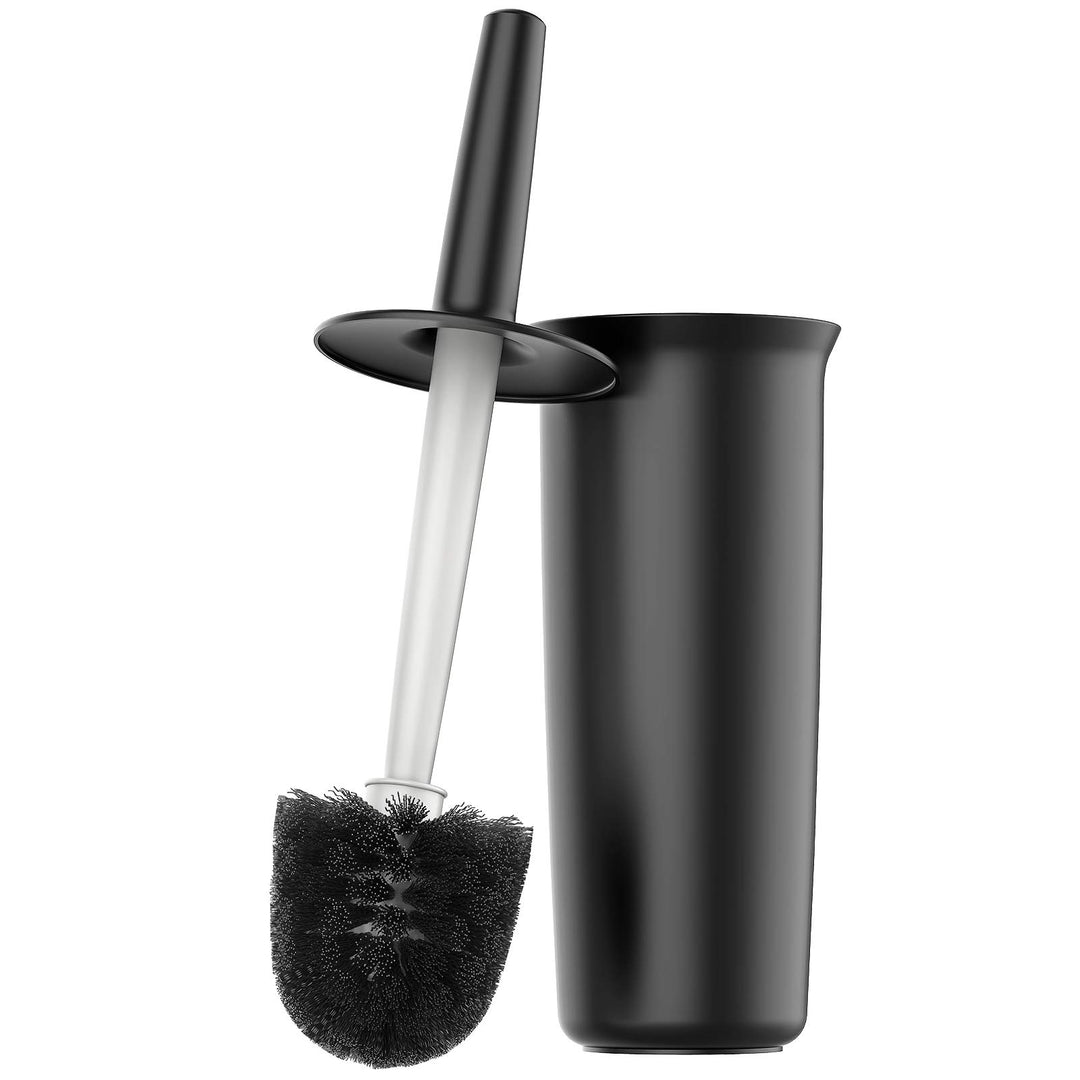 MR.SIGA Toilet Bowl Brush and Holder for Bathroom, Blac