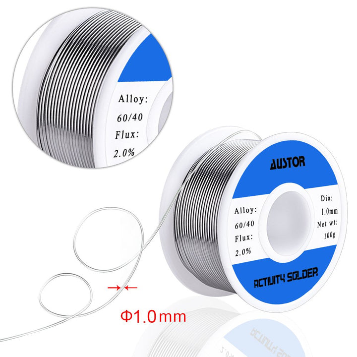AUSTOR 60-40 Tin Lead Rosin Core Solder Wire for Electr