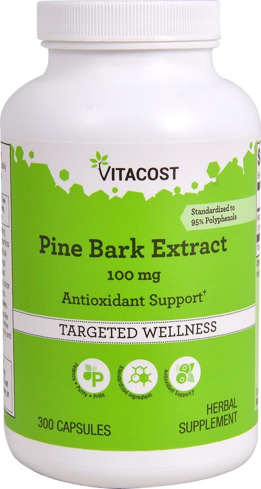Vitacost Pine Bark Extract - Standardized to 95% OPC --