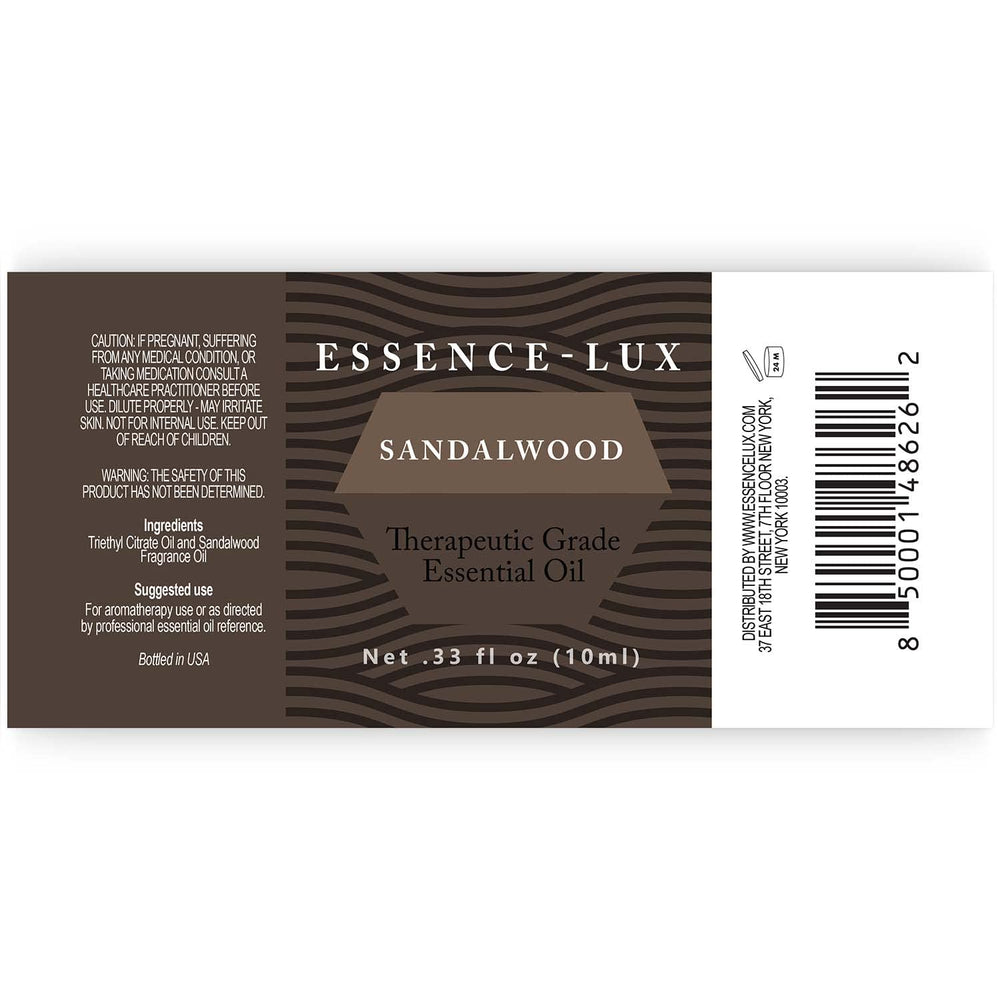 Essence-Lux Sandalwood, 10Ml: Sandalwood Essential Oil 